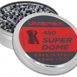 Plombs Super Dome à tête domée x 450 cal. 4.5mm Umarex