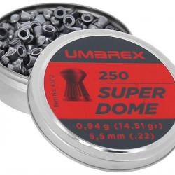 Plombs Super Dome à tête domée x 250 cal.5.5mm Umarex