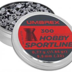 Plombs Hobby Sportline tête plate 5.5mm 11.88gr Umarex