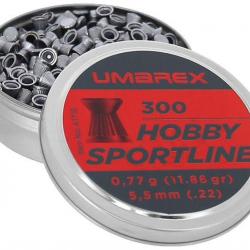 Plombs Hobby Sportline tête plate 5.5mm 11.88gr Umarex