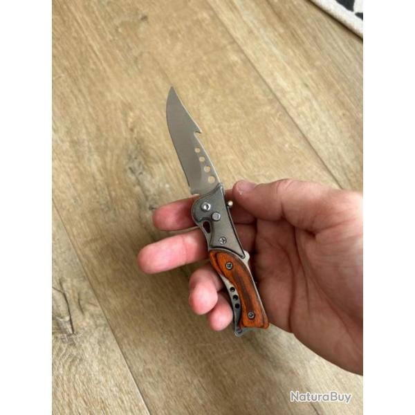 Couteau pliable de poche, petite taille, pratique, compact et durable