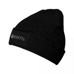Bonnet unisexe taille unique en laine Noir Beretta