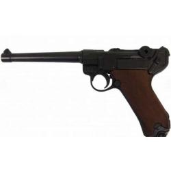 Pistolet Luger P08 Parabellum Crosse Bois 30cm - Denix