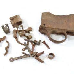 Lot pièces de fusil ancien styla Martini Henry 1887 ou dérivé. Brut d'usinage
