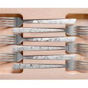 Ménagère Varaguen Inox 18/10 Doré 23 Carats – Ensemble Neuf, Défauts Mineurs Possibles