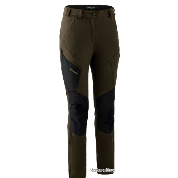 Pantalon Northward femme vert noir DEERHUNTER