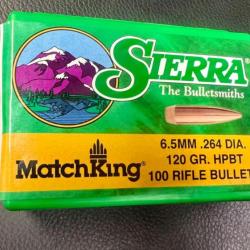 !!! TOP OFFRE !!! Sierra Match King 264 120gr