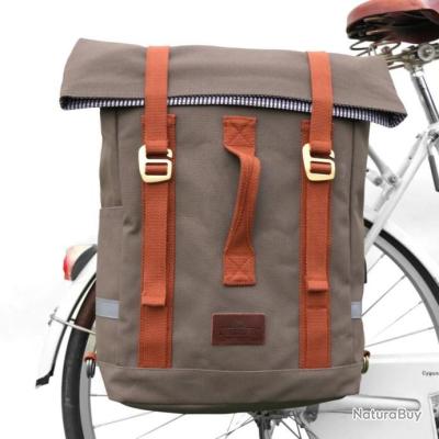 Sac à Dos TOURBON Rétro Vintage à Clipser Vélo Randonnées Imperméable ...