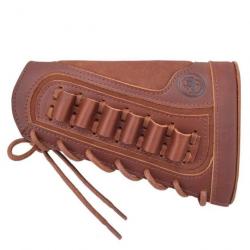 Busc de Crosse Tressé Cartouchière Cuir Cal 308, 40, 65, 45, 70, 22, 250, 30-06