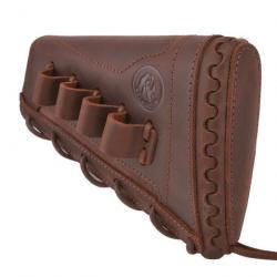 Busc de Crosse Tressé en Cuir avec Cartouchière Cal . 357,. 30-30,. 38 - Chasse