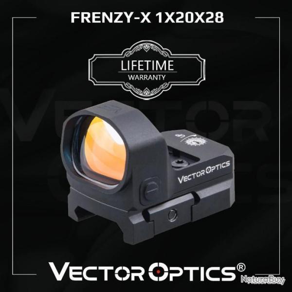 VISEUR POINT ROUGE TACTIQUE 1X20X28 VECTOR OPTICS 10 NIVEAUX D'ILLUMINATION GARANTIE  VIE