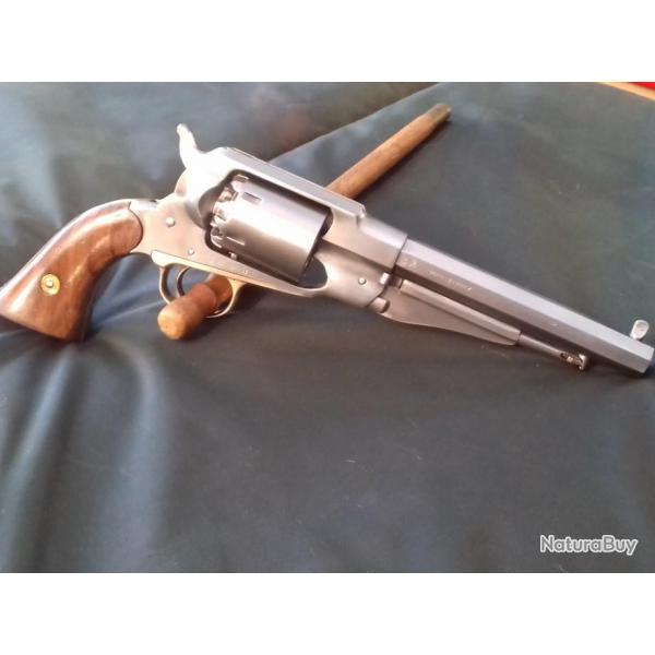 1e sans reserve revolvers  INOX poudre noire cal 36
