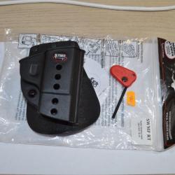 Holster Fobus  DROITIER Étui Standard RH Paddle SWMP S&W M&P 9mm, 40, 45 police/ Air soft  (3)