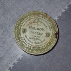 Boîte métallique ancienne de BERLINGOTS EYSSERIC