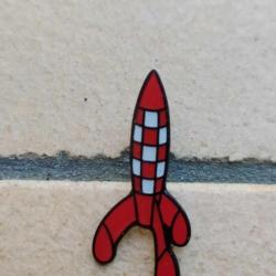 PINS TINTIN FUSEE OBJECTIF LUNE