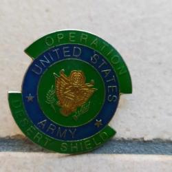 PINS US OPERATION DESERT SHIELD UNITED STATES ARMY