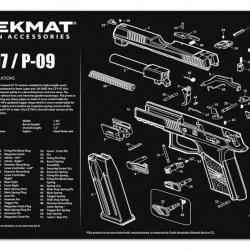 Tapis de démontage / nettoyage Tekmat pour pistolets CZ P-07/P-09