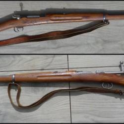 Beau Fusil Carl Gustav Cal d'origine 6.5 X 55 daté 1916 avec sangle suédoise d'origine , Cat D.