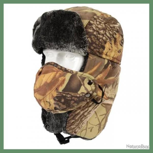 CHAPKA CAMOUFLAGE - CAGOULE DE CHASSE POLAIRE AVEC COUPE VENT AMOVIBLE AUTOMNE - LIVRAISON GRATUITE