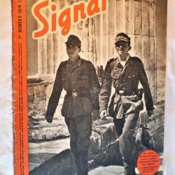 MILITARIA ALLEMAND - authentique revue allemande SIGNAL numéro 1 de juin 1941 - WWII