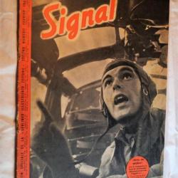 MILITARIA ALLEMAND - authentique revue allemande SIGNAL numéro 2 de février 1941 - WWII