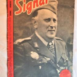 MILITARIA ALLEMAND - authentique revue allemande SIGNAL numéro 3 de 1944 - WWII