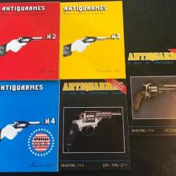 5 catalogues Antiquarmes années 70 Armes de collection