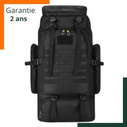 Sac à dos tactique 80 L - Imperméable - LIVRAISON GRATUITE ET RAPIDE