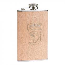 Flasque inox 148ml (5 oz) Airborne revêtement bois