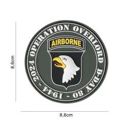 Patch 3D PVC 101st Airborne 80ème anniveraire D-Day