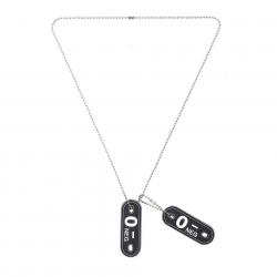 Dog tag PVC Groupe sanguin « O- »