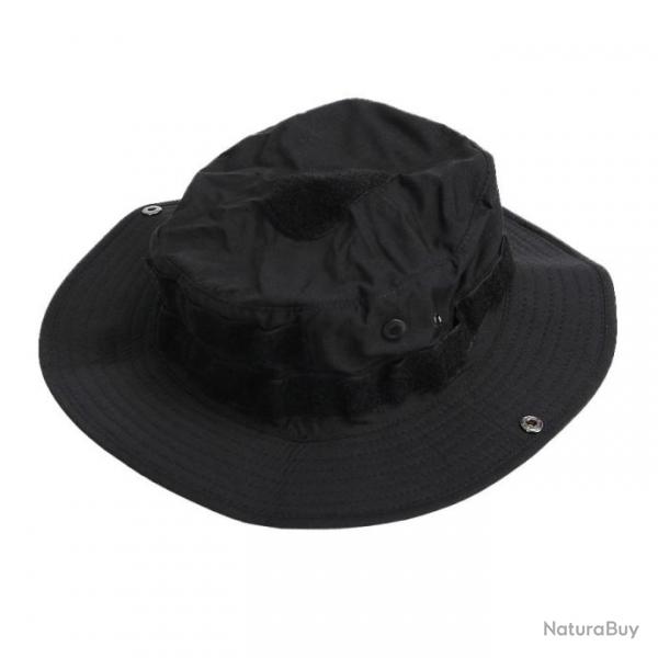 Chapeau de Brousse Ranger (Couleur Noir, Taille L)