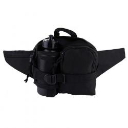 Sac de taille (ou banane) avec gourde (Couleur Noir)