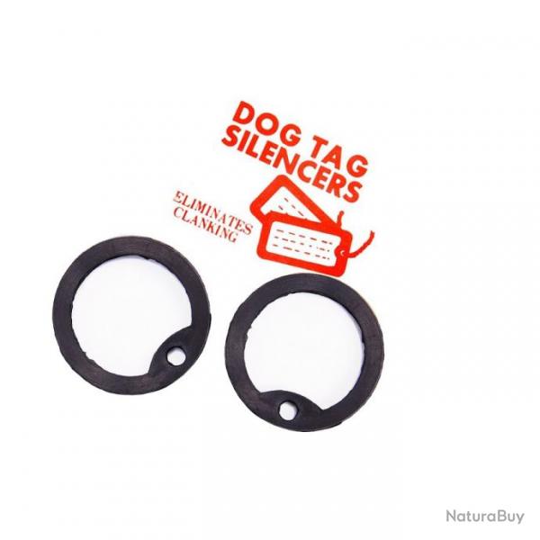 Dog tag , set de deux silencieux