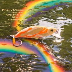 Découvrez "Rainbow" - Leurre Dur de Pêche Artisanal pour Truites Farios et Arc-en-ciel!