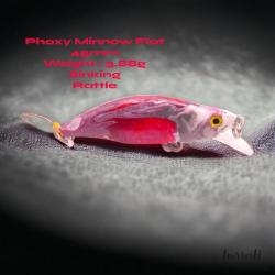 Faites sensation avec le Phoxy Minnow Flat unique pour la pêche de truites et perches "Redbull"