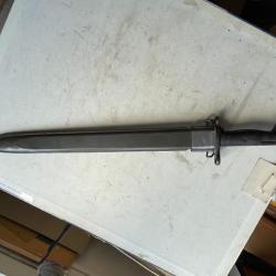 baionnette garant US 1942 ww2 fab ufw lame longue 40,5 cm