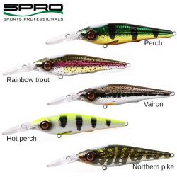 Leurre SPRO Iris Twitchy DR HL 7,5cm Perch