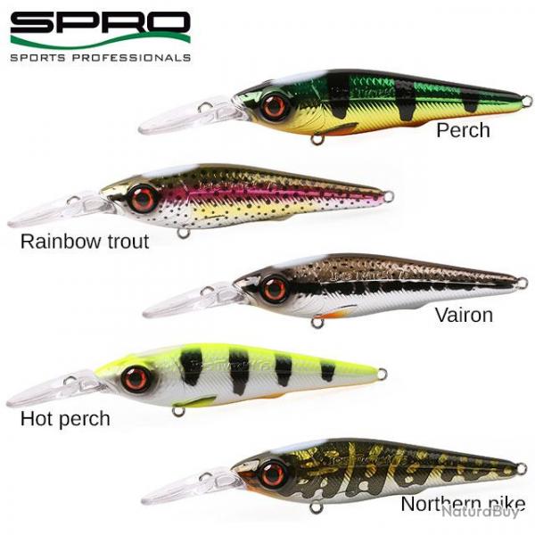 Leurre SPRO Iris Twitchy DR HL 7,5cm Perch