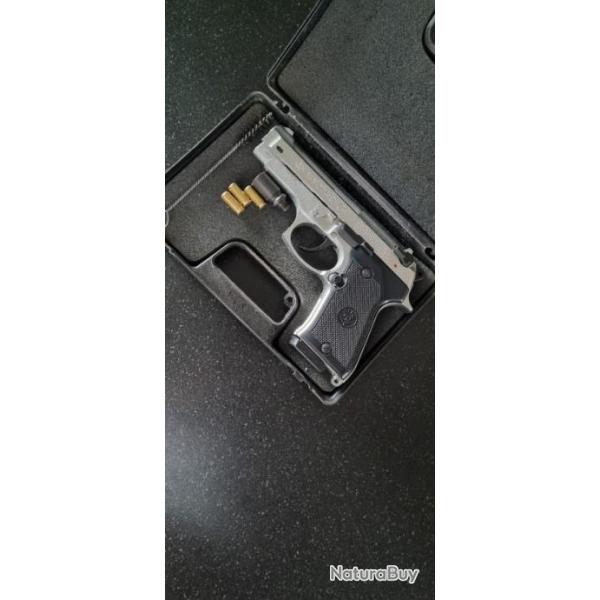 Pistolet d alarme 9mm PAK VALTRO Model.98 en parfait tat dans sa malette et accessoires
