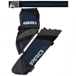 Carquois Aurora Proline 3 tubes avec ceinture RH Navy blue