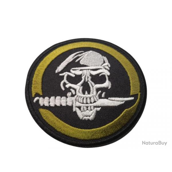 Patch brod  Force Spciale  Diamtre : 75 mm   coudre ou  thermocoller