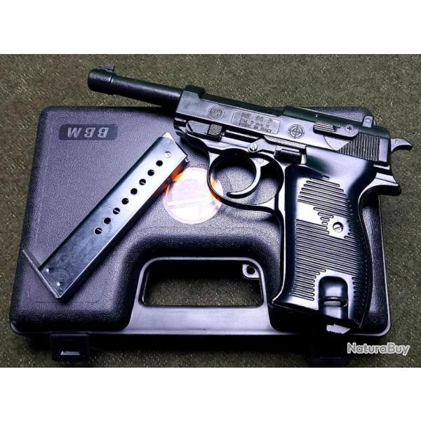 DESTOCKAGE Pistolet Bruni 8mm a Blanc Walther P38