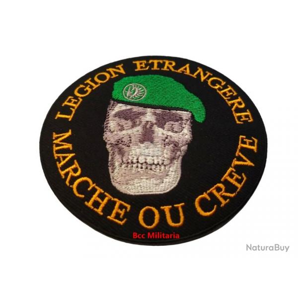 Lgion Etrangre - Patch brod  coudre ou  coller au fer  repasser  Diamtre : 90 mm