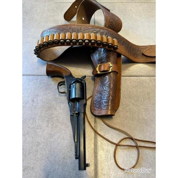 revolver REMINGTON 1858 de fabrication moderne et son holsters