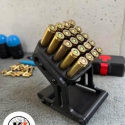 PORTE CARTOUCHE  -Présentoir pour 20 Balles -Calibres 6.5 Creemoor /308 Winchester /7.92 x 57 Mauser