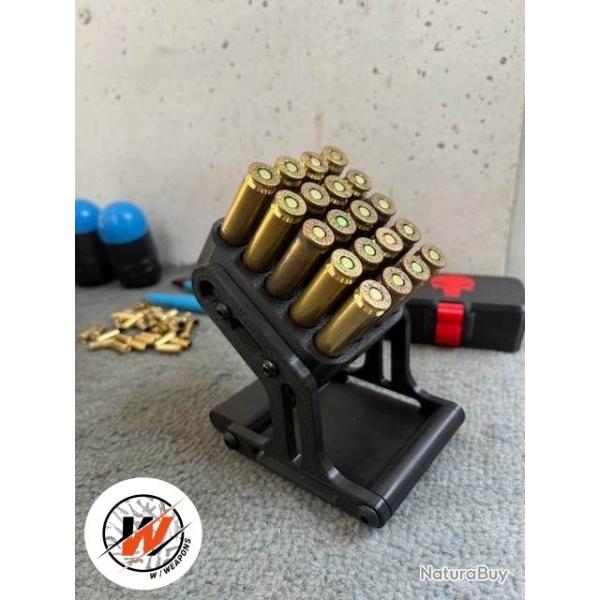 PORTE CARTOUCHE  -Prsentoir pour 20 Balles -Calibres 6.5 Creemoor /308 Winchester /7.92 x 57 Mauser