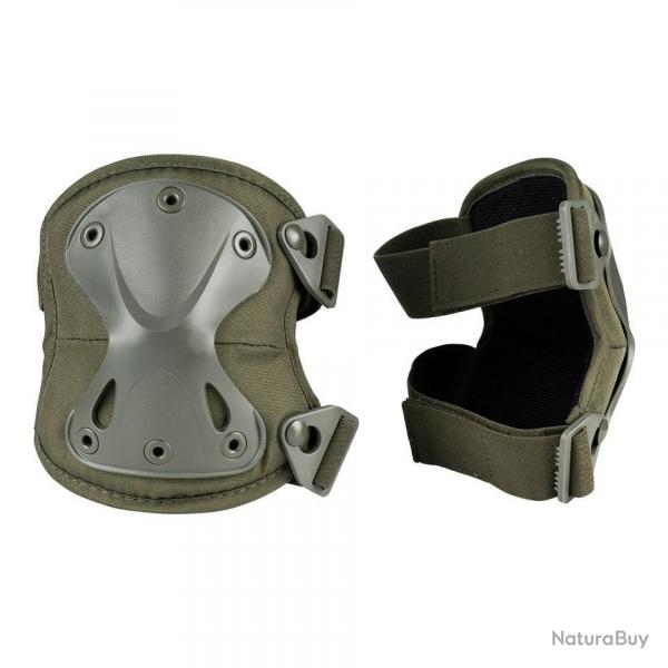 Genouillres tactiques avec filet (Couleur Kaki)