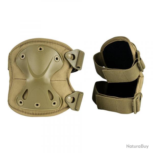 Genouillres tactiques avec filet (Couleur Sable)