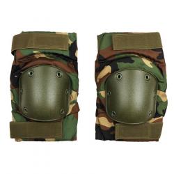 Genouillères tactiques néoprène (Couleur Camouflage Woodland)